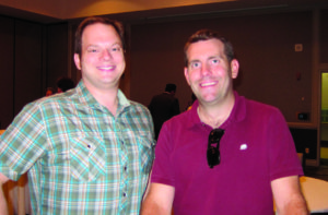 Photo taken at conference of Ted Tollefson and Matt Gunn