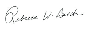 Signature of Hon. Rebecca White Berch