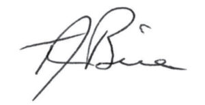 Signature of Hon. Thomas J. Bice