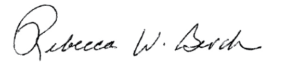 Rebecca Berch Signature
