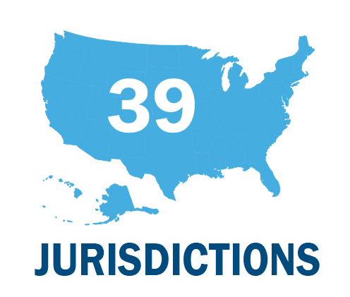 39 jurisdictions