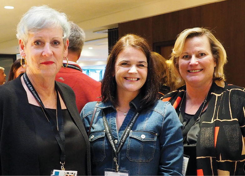 Photo taken at conference Hon. Maureen O’Connor, Gina Palmer (both OH), Hon. Beth Walker (WV)