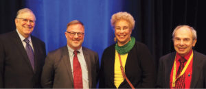 Photo taken at conference of Barry Currier, James Leipold, Camille deJorna, Mark Albanese, Ph.D. (NCBE)