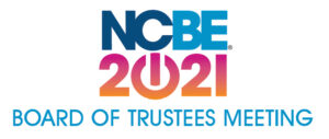 2021 NCBE Board of Trustees Meeting logo