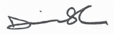 Signature of Darin Scheer