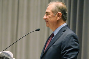 Photo of Augustin Rivera Jr. speaking at ABAC