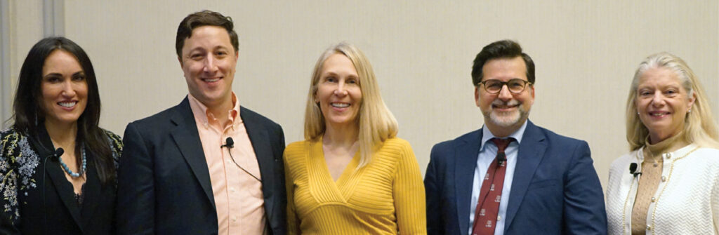 Group photo of Nikia Gray, Derek Muller, Judith Gundersen, Robert Ahdieh, Hon. Cynthia Martin