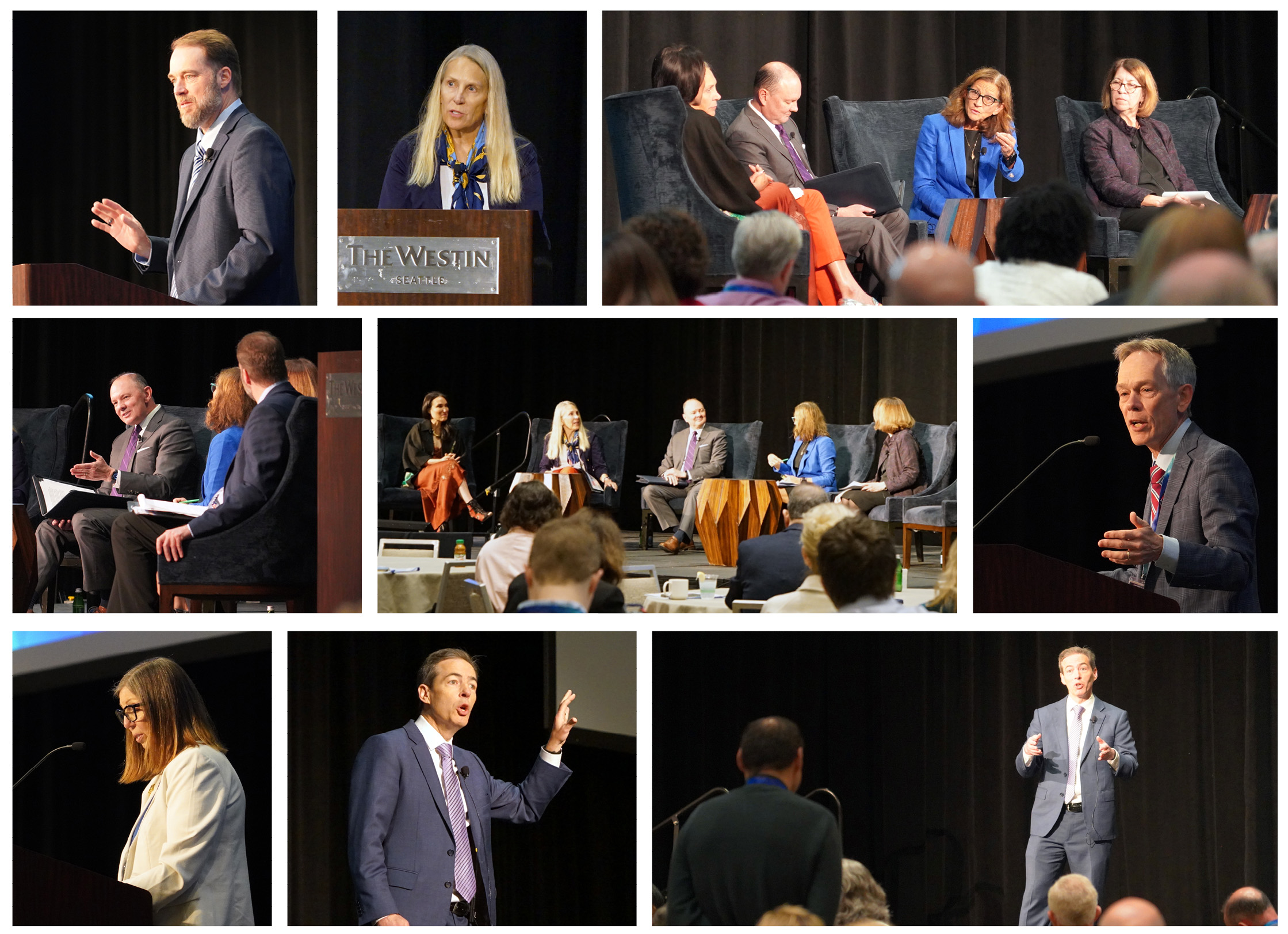 Photo of speakers at the conference