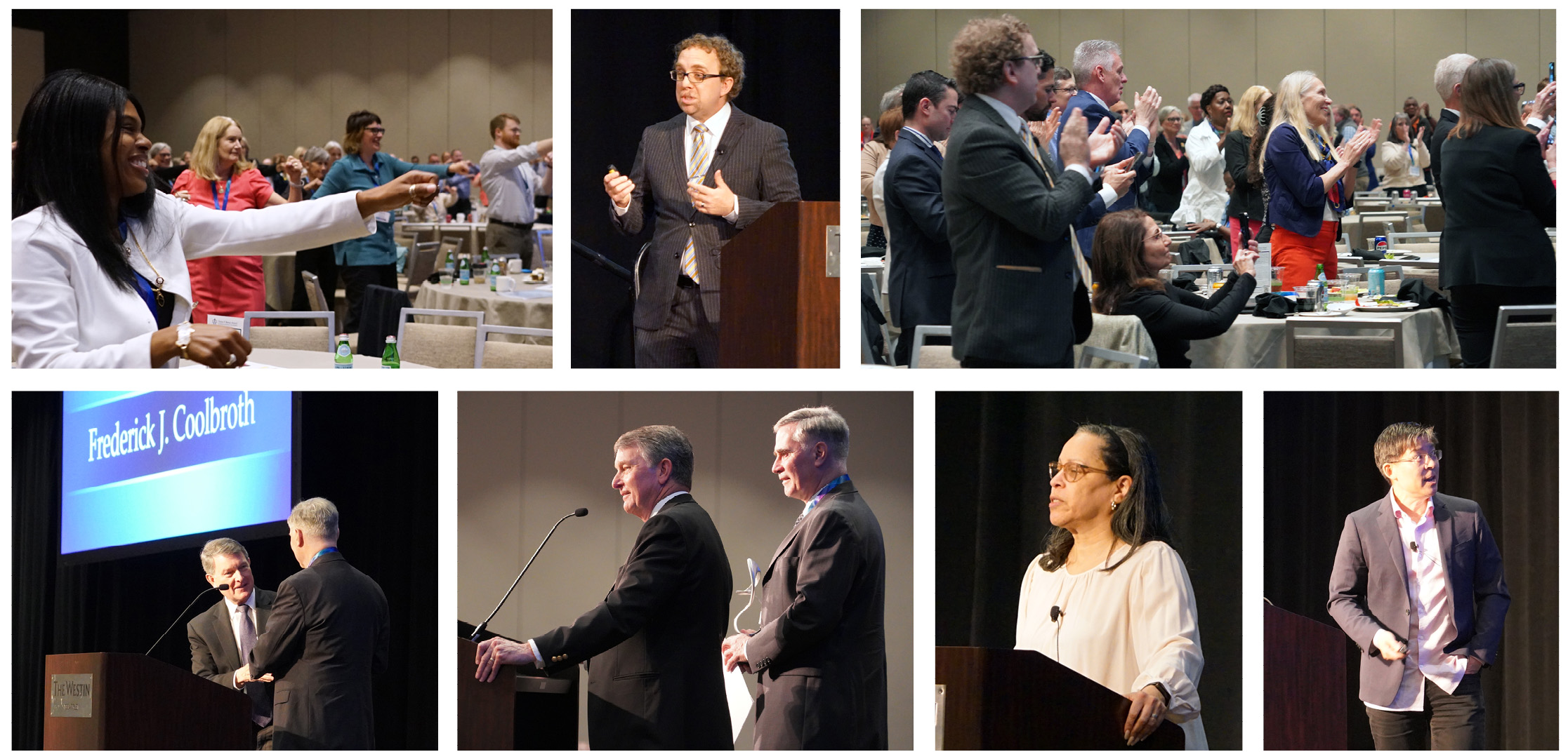 Photo of speakers at the conference