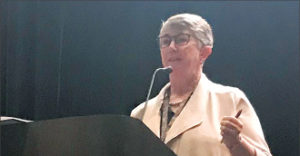 Photo taken at conference of Marilyn Wellington