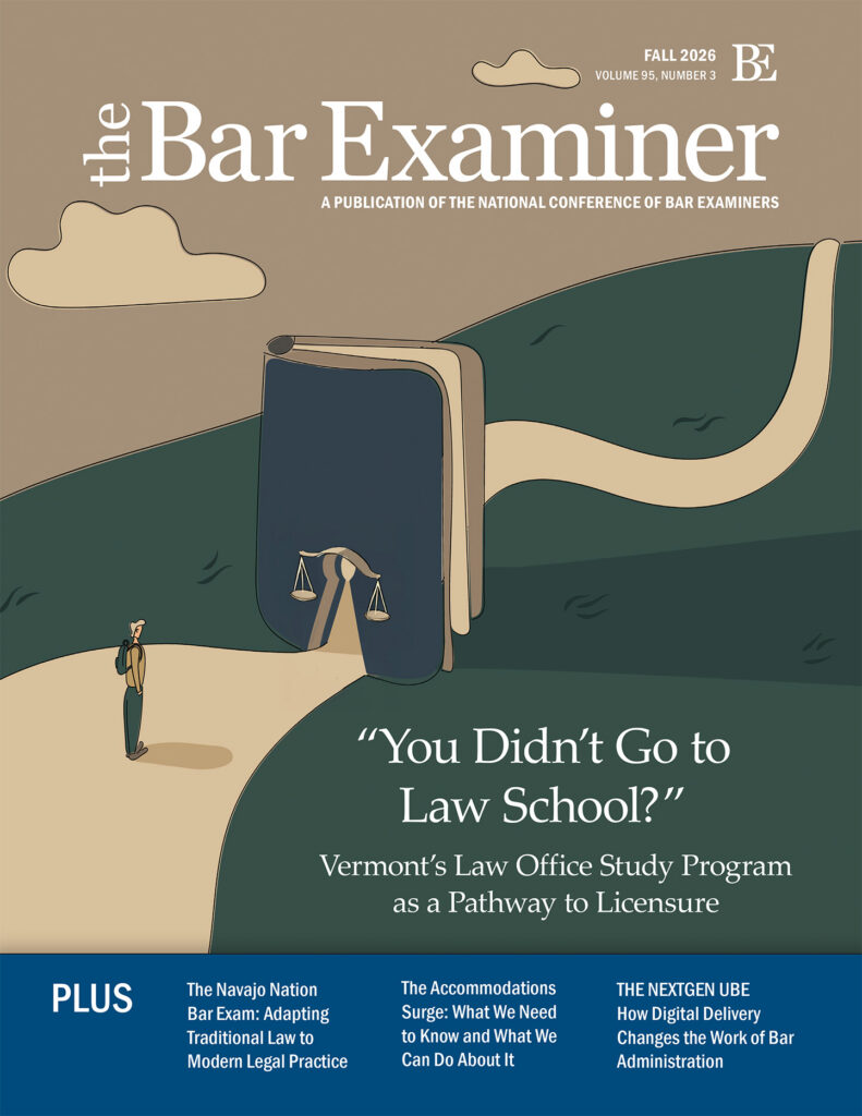 Fall 2026 Bar Examiner Cover