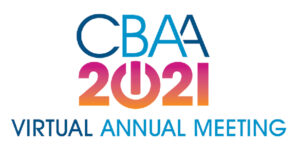 CBAA 2021 virtual annual meeting logo