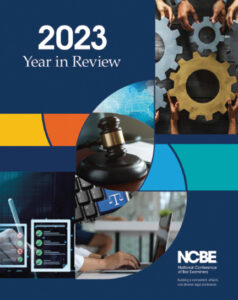 Cover of NCBE’s 2023 Year in Review