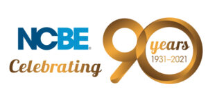 NCBE Celebrating 90 years (1931-2021) logo