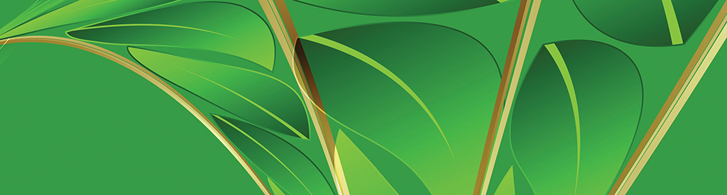 An abstract illustration of green foliage.